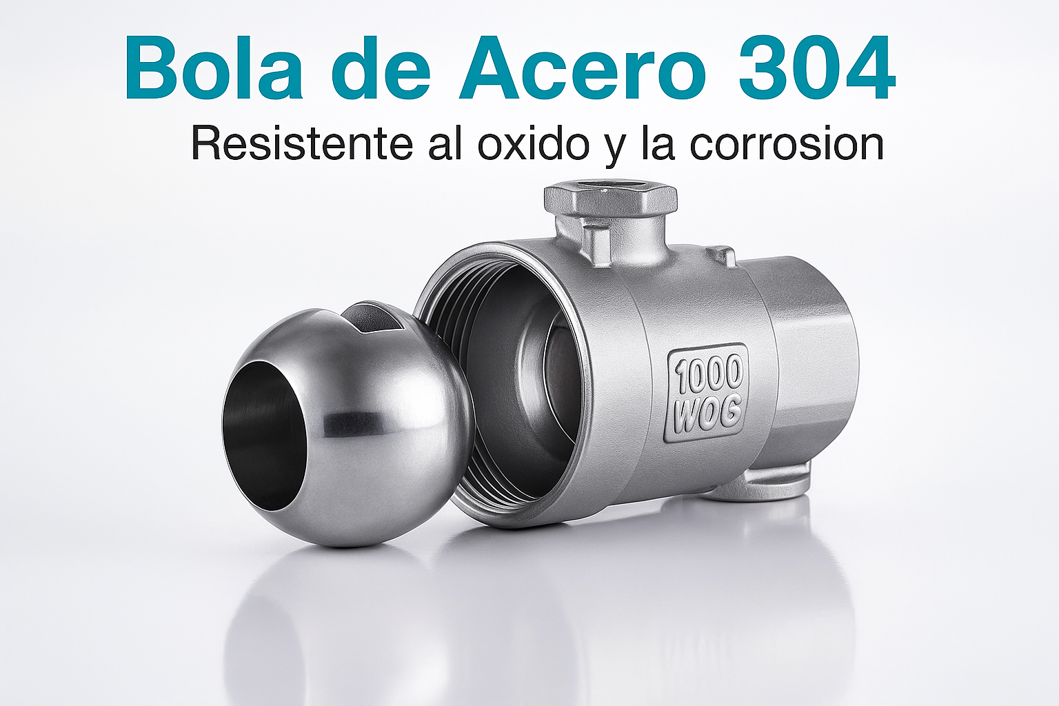 Válvula de bola dos cuerpos