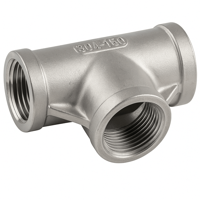 Conector Tee Inoxidable 3/4
