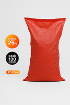 Saco Tipo Papero 100 Unidades Rojo - Palacio Ferretero