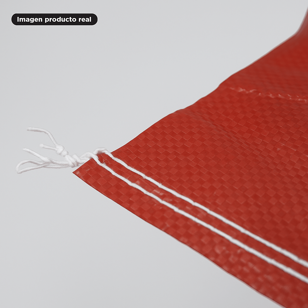 Saco Tipo Papero 100 Unidades Rojo - Palacio Ferretero